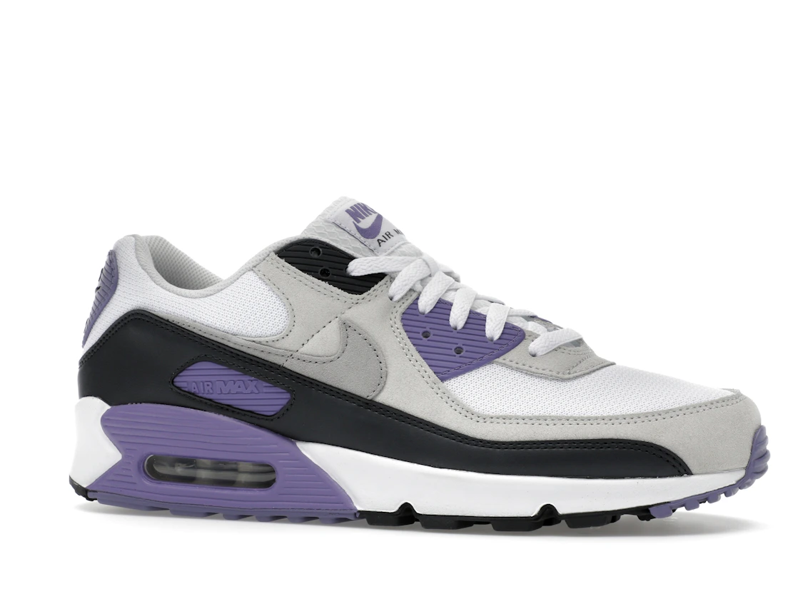 Nike Air Max 90 White Dusty Amethyst Photon Dust Light Smoke Grey