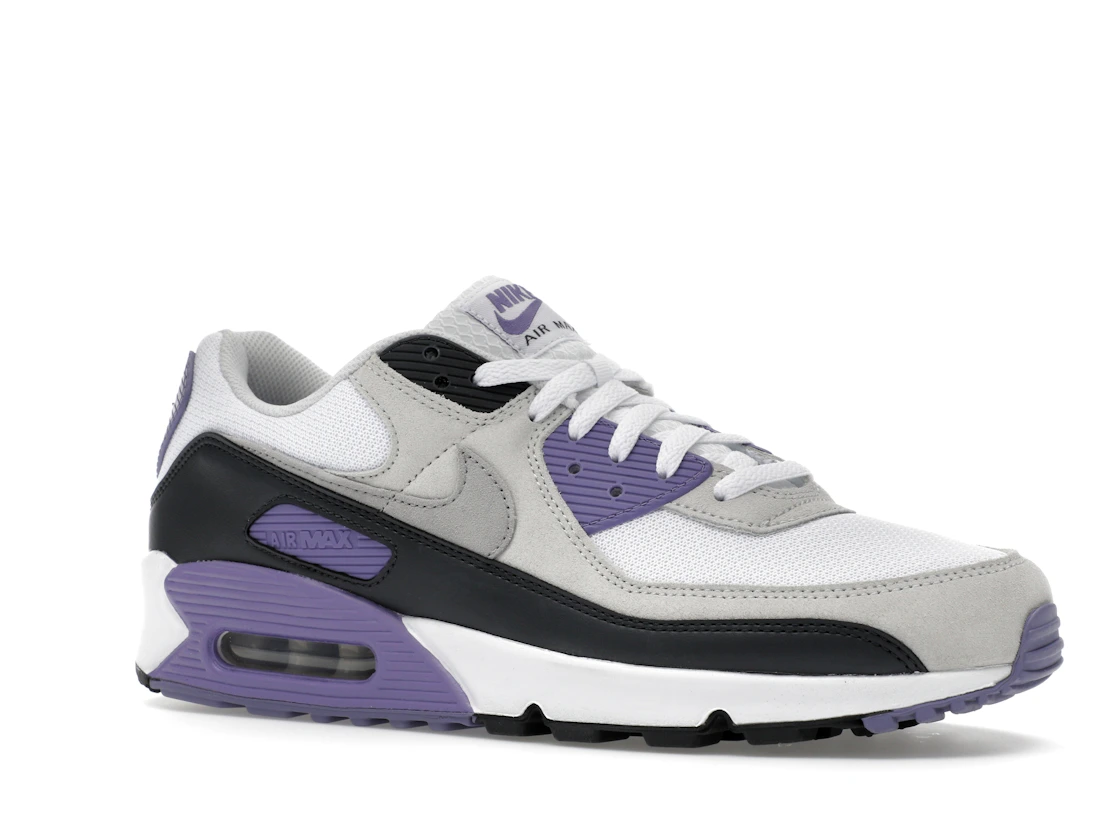 Nike Air Max 90 White Dusty Amethyst Photon Dust Light Smoke Grey