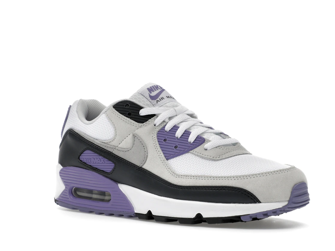 Nike Air Max 90 White Dusty Amethyst Photon Dust Light Smoke Grey