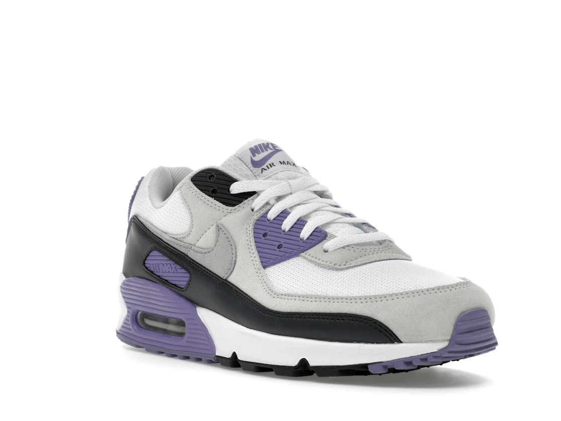 Nike Air Max 90 White Dusty Amethyst Photon Dust Light Smoke Grey