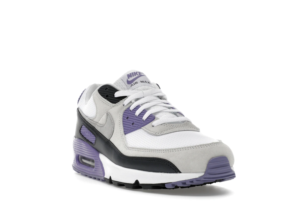 Nike Air Max 90 White Dusty Amethyst Photon Dust Light Smoke Grey