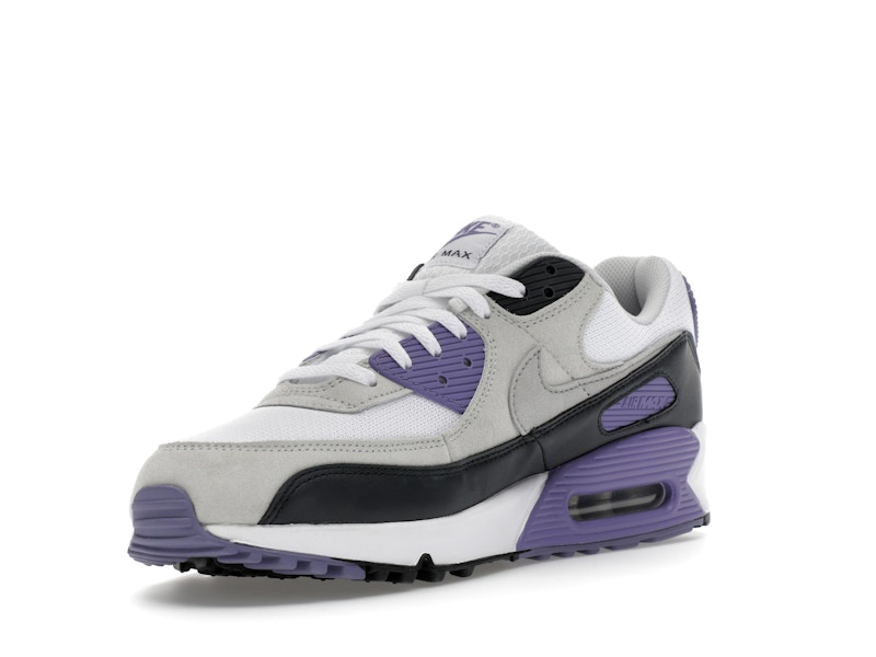 Nike Air Max 90 White Dusty Amethyst Photon Dust Light Smoke Grey