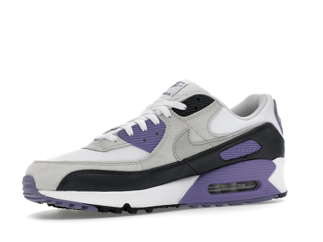 Nike Air Max 90 White Dusty Amethyst Photon Dust Light Smoke Grey