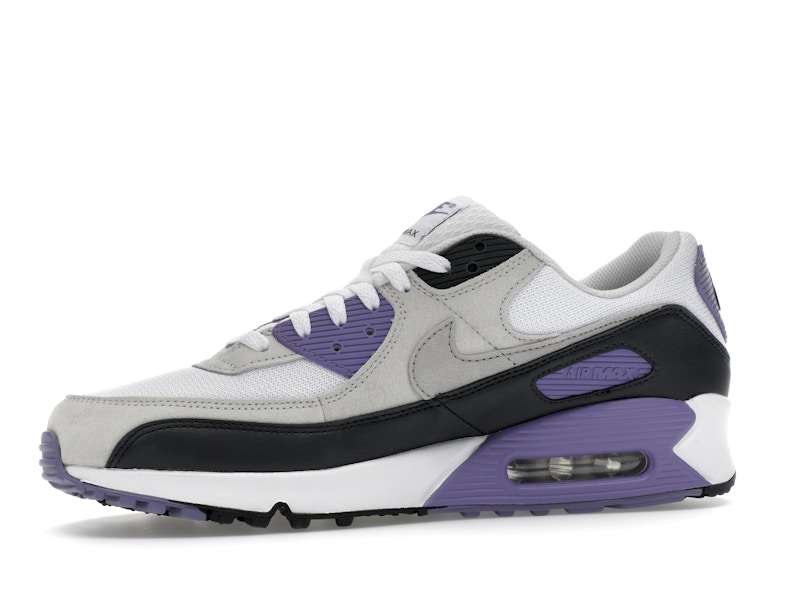 Nike Air Max 90 White Dusty Amethyst Photon Dust Light Smoke Grey