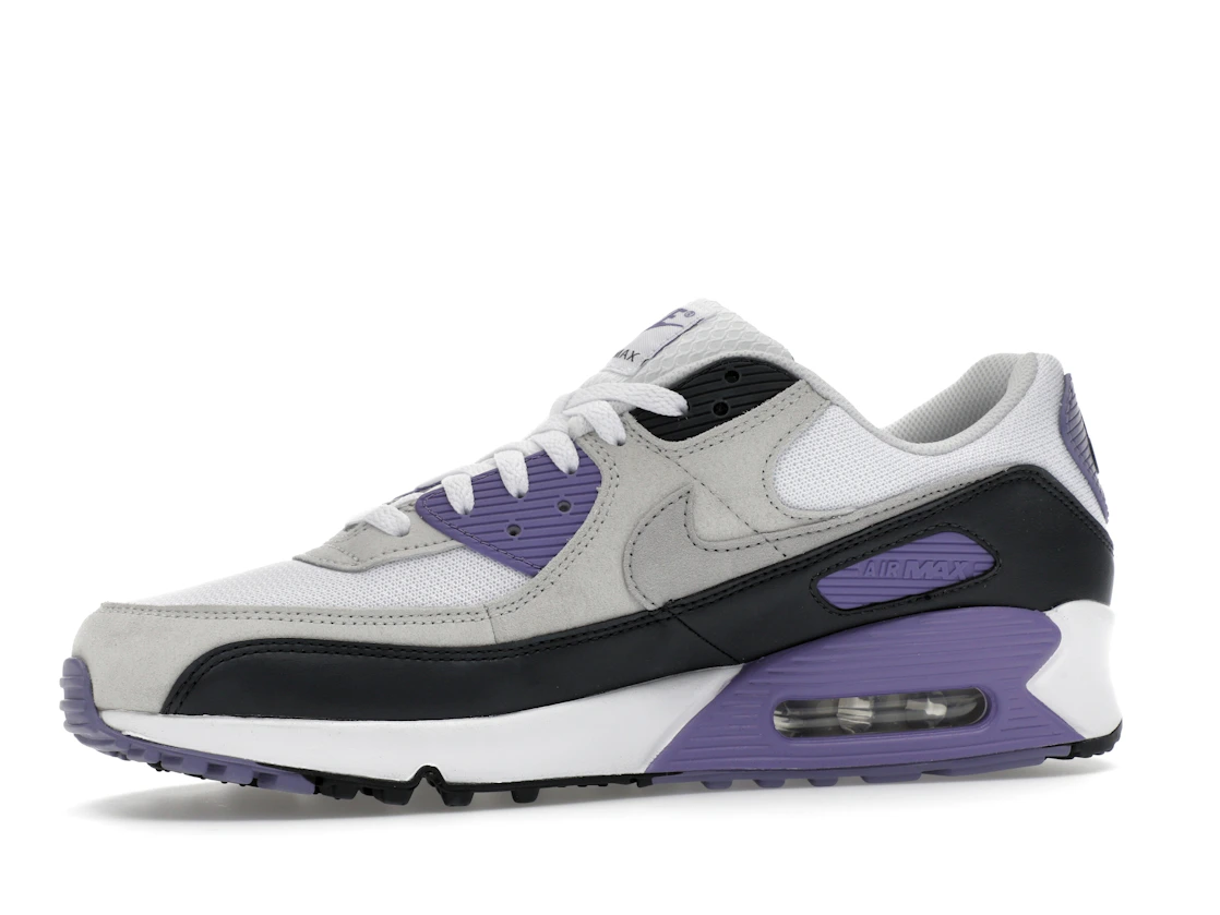 Nike Air Max 90 White Dusty Amethyst Photon Dust Light Smoke Grey