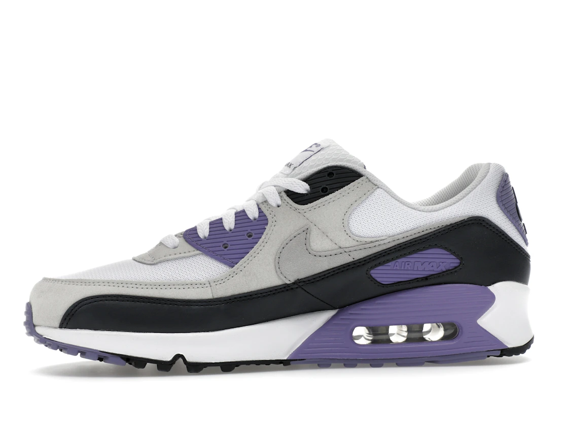 Nike Air Max 90 White Dusty Amethyst Photon Dust Light Smoke Grey