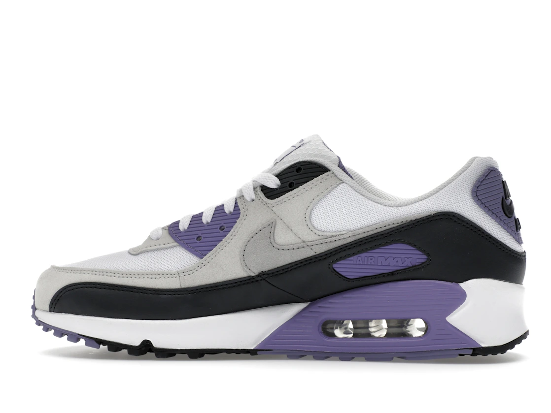Nike Air Max 90 White Dusty Amethyst Photon Dust Light Smoke Grey