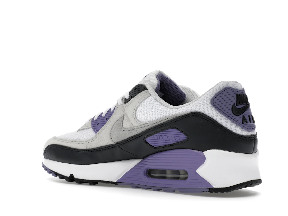 Nike Air Max 90 White Dusty Amethyst Photon Dust Light Smoke Grey