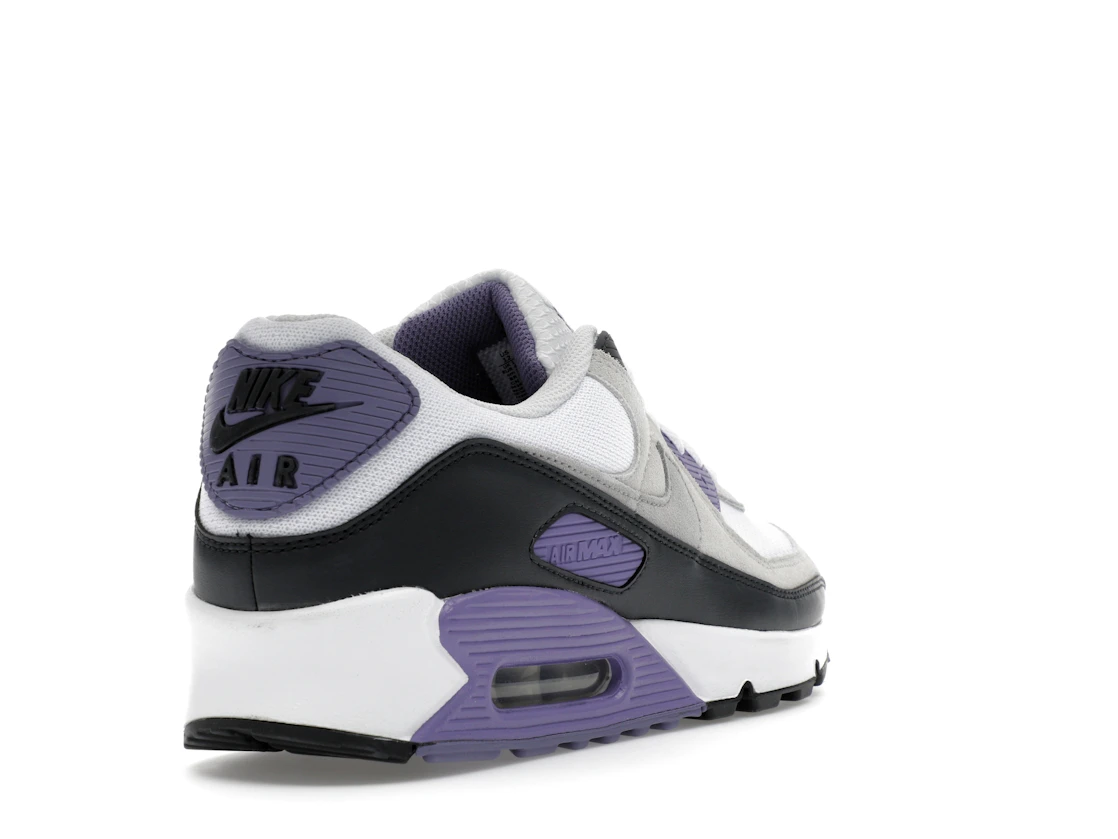 Nike Air Max 90 White Dusty Amethyst Photon Dust Light Smoke Grey