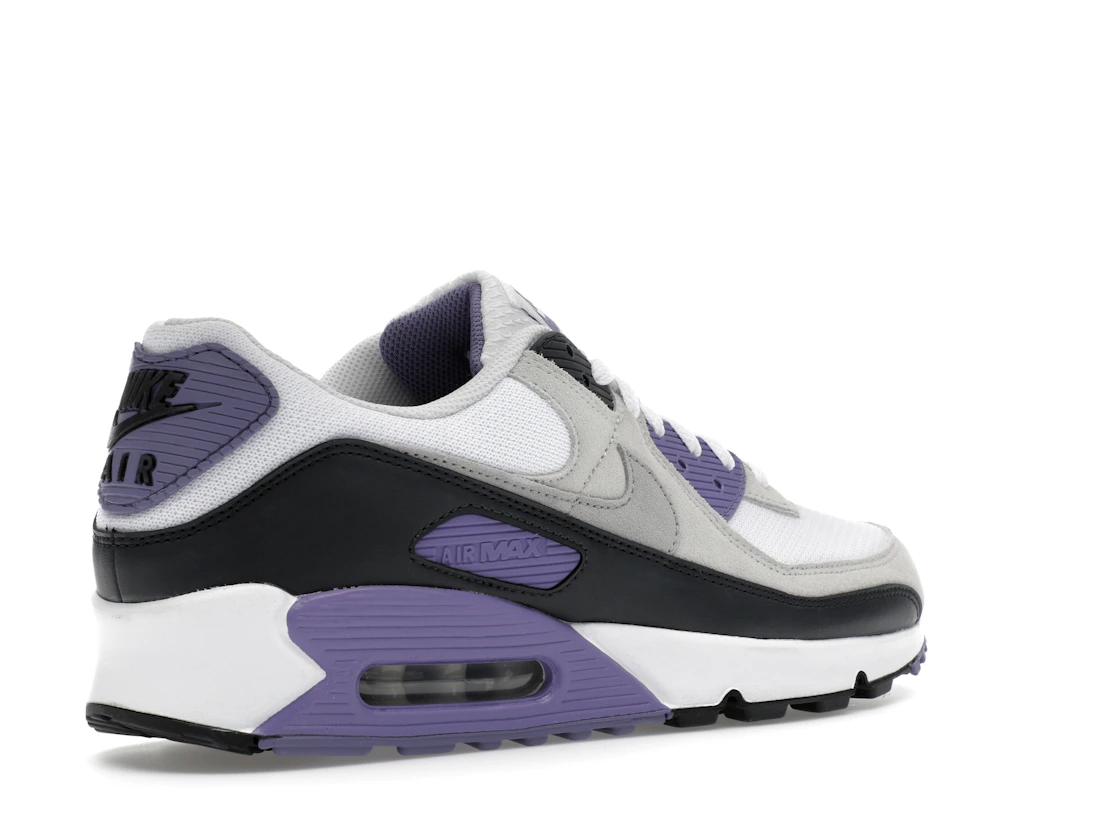 Nike Air Max 90 White Dusty Amethyst Photon Dust Light Smoke Grey