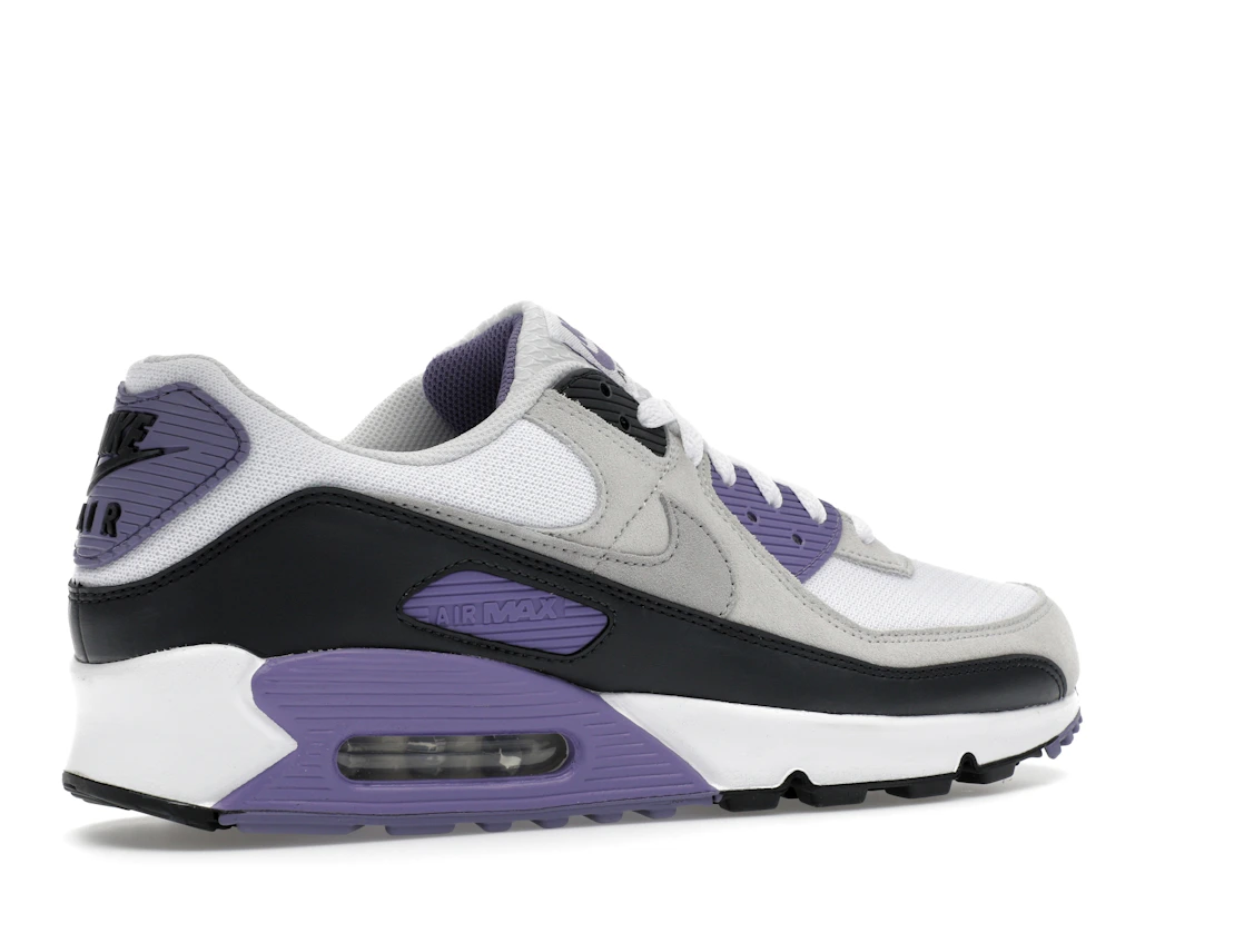Nike Air Max 90 White Dusty Amethyst Photon Dust Light Smoke Grey