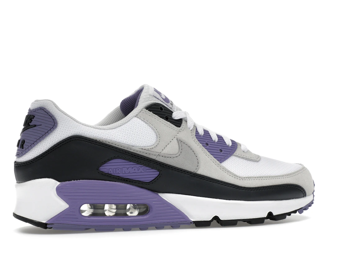 Nike Air Max 90 White Dusty Amethyst Photon Dust Light Smoke Grey
