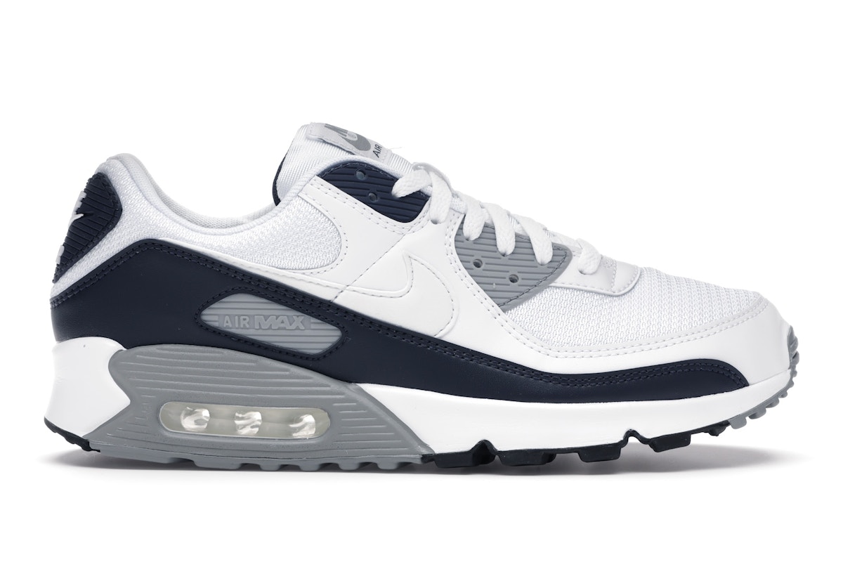 Nike Air Max 90 White Grey Obsidian - CT4352-100