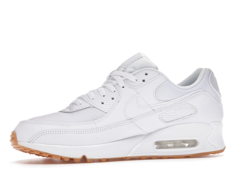 Air max 90 white gum bottom Clearance