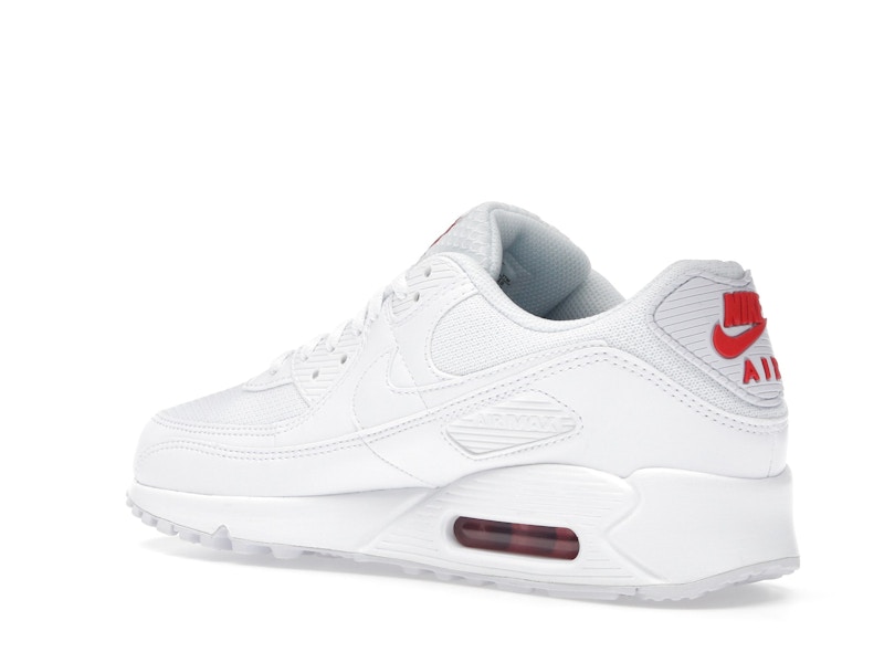 Nike Air Max 90 White Light Crimson