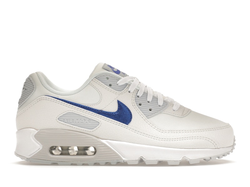 Nike Air Max 90 White Metallic Blue Women s DX0115 100 US