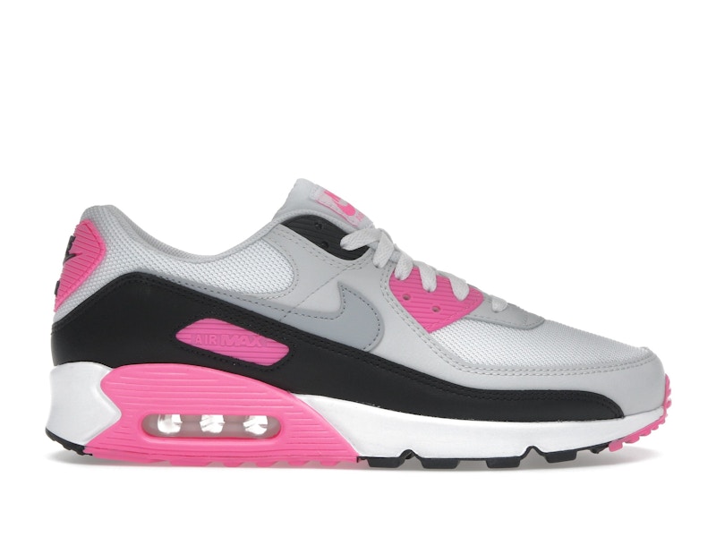 Nike Air Max 90 White Pink Glow Wolf Grey (Women's) - IM4613-100 - US