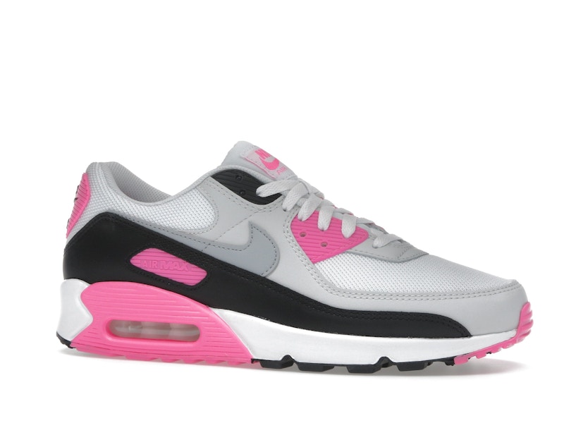 Nike Air Max 90 White Pink Glow Wolf Grey (Women's)