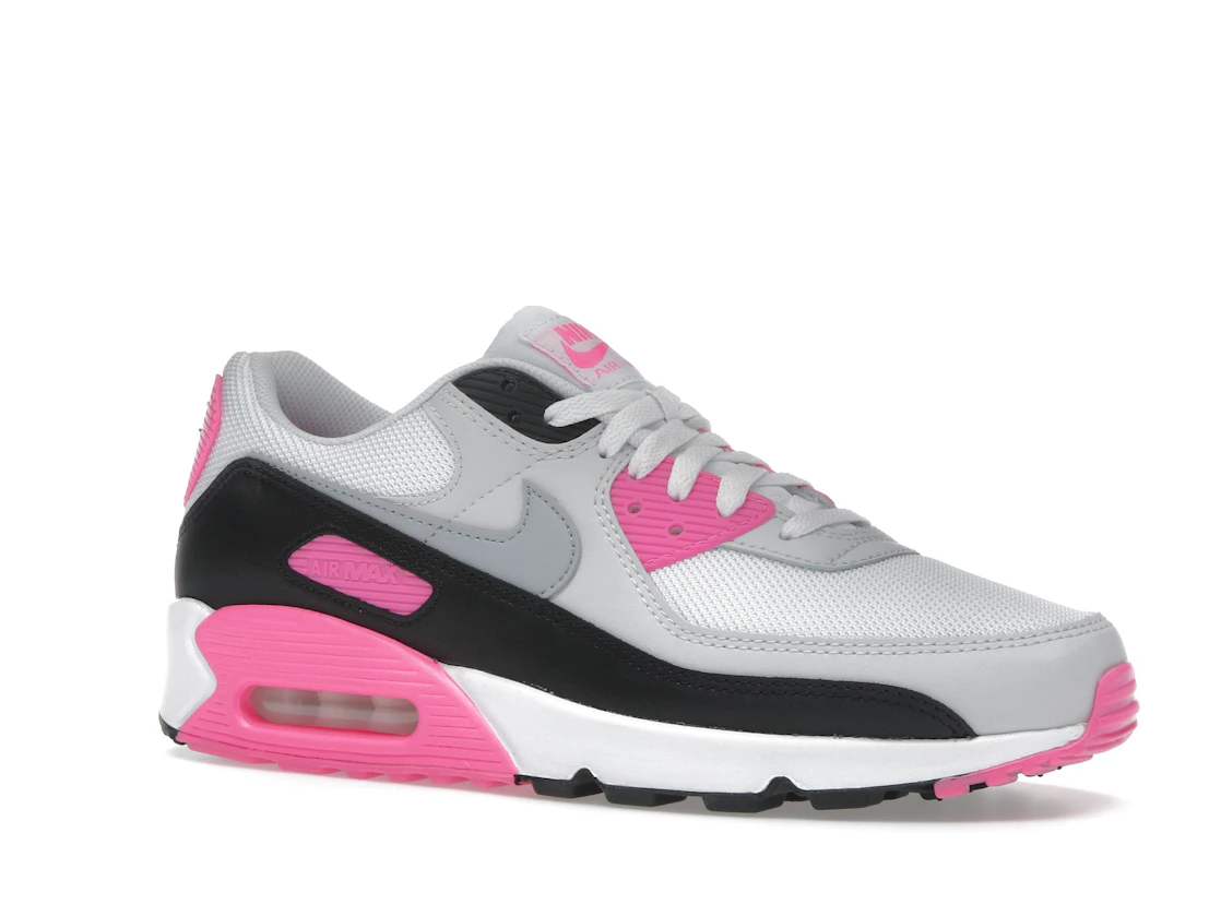 Nike Air Max 90 White Pink Glow Wolf Grey (Women's)