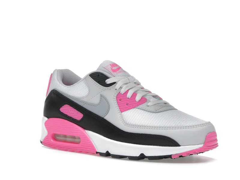 Nike Air Max 90 White Pink Glow Wolf Grey (Women's)