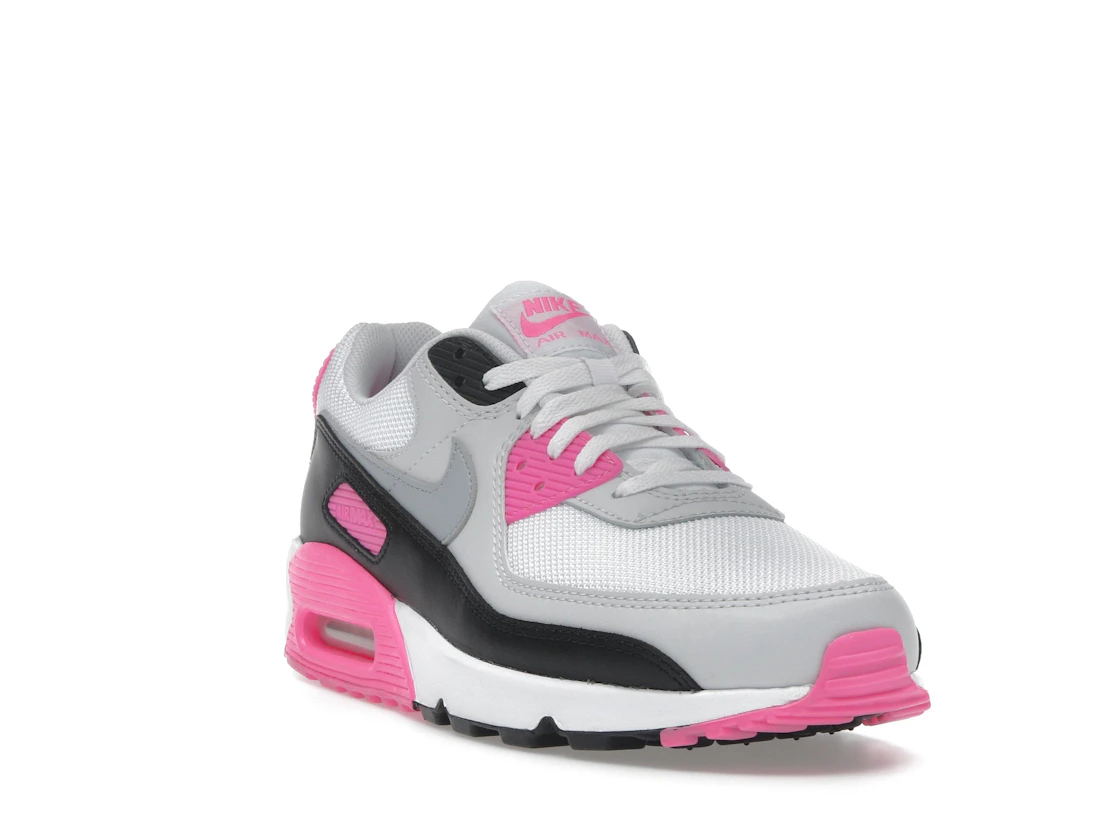 Nike Air Max 90 White Pink Glow Wolf Grey (Women's)