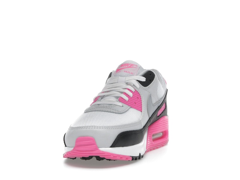 Nike Air Max 90 White Pink Glow Wolf Grey (Women's)