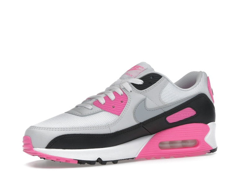 Nike Air Max 90 White Pink Glow Wolf Grey (Women's)