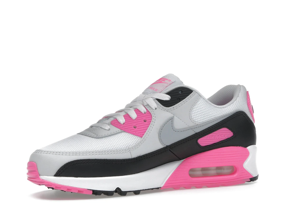 Nike Air Max 90 White Pink Glow Wolf Grey (Women's)