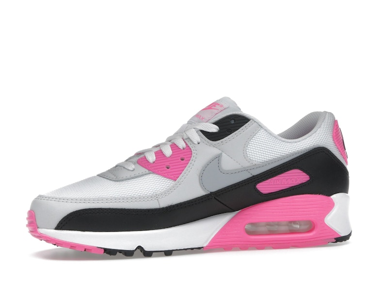 Nike Air Max 90 White Pink Glow Wolf Grey (Women's)