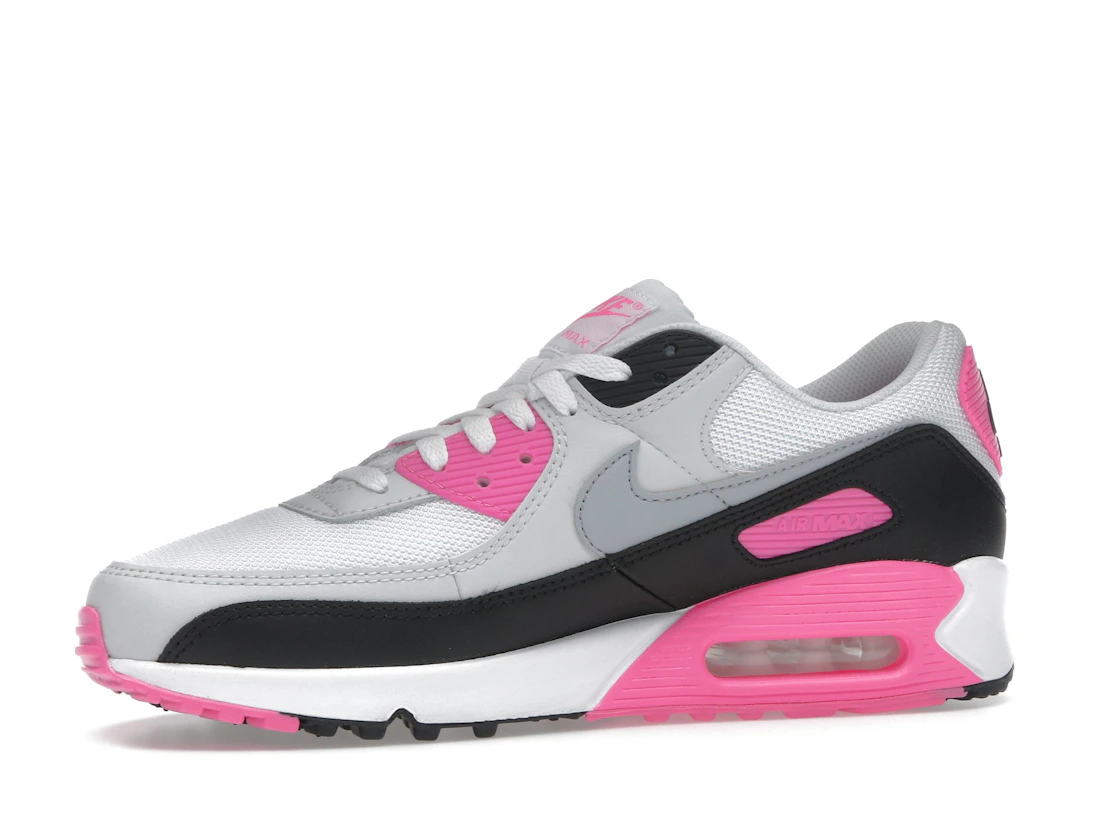 Nike Air Max 90 White Pink Glow Wolf Grey (Women's)