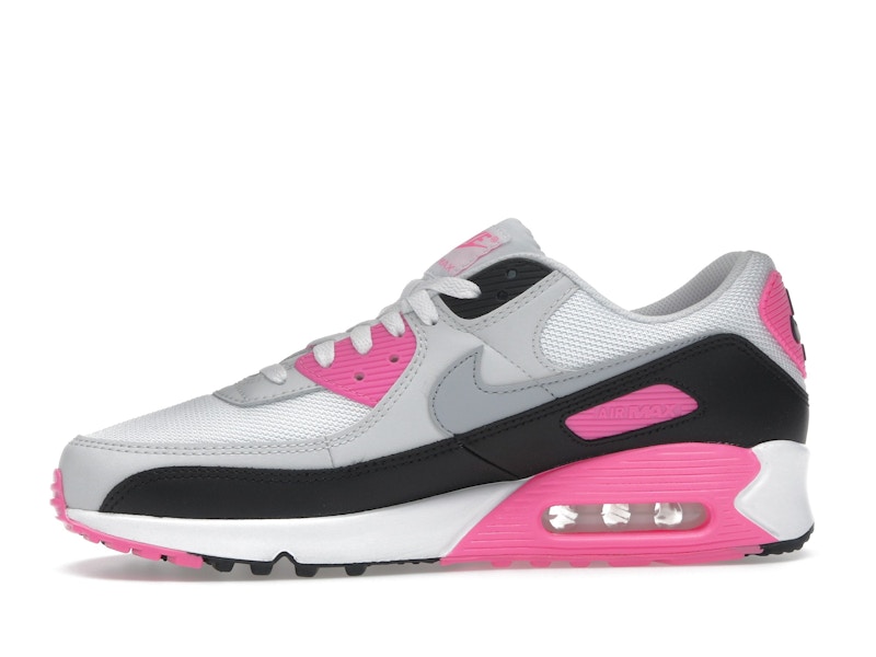 Nike Air Max 90 White Pink Glow Wolf Grey (Women's)