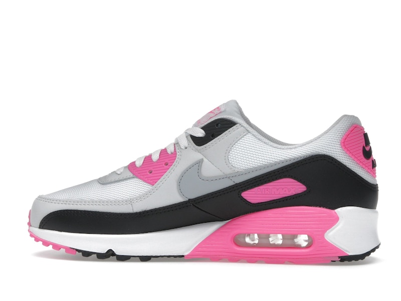 Nike Air Max 90 White Pink Glow Wolf Grey (Women's)