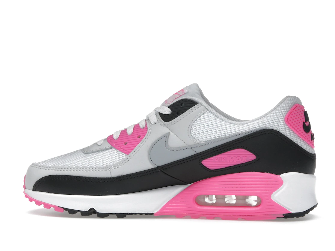 Nike Air Max 90 White Pink Glow Wolf Grey (Women's)