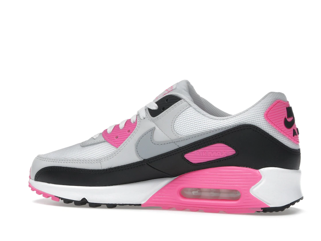 Nike Air Max 90 White Pink Glow Wolf Grey (Women's)