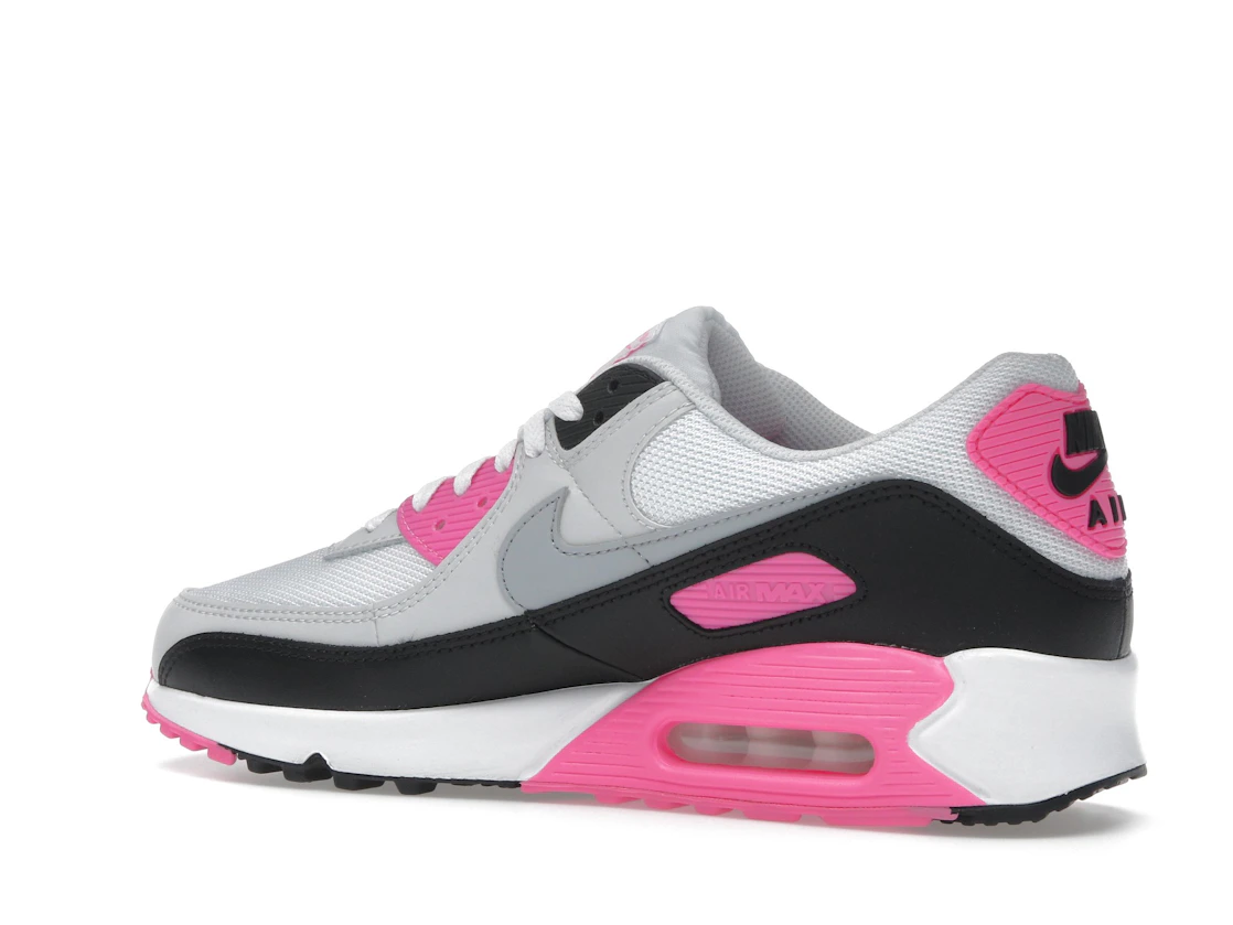 Nike Air Max 90 White Pink Glow Wolf Grey (Women's)