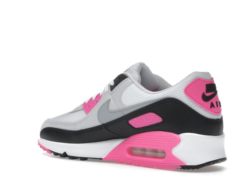 Nike Air Max 90 White Pink Glow Wolf Grey (Women's)