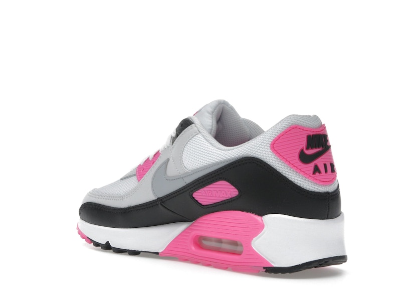 Nike Air Max 90 White Pink Glow Wolf Grey (Women's)