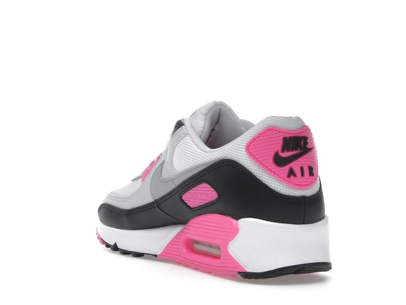 Nike Air Max 90 White Pink Glow Wolf Grey (Women's)