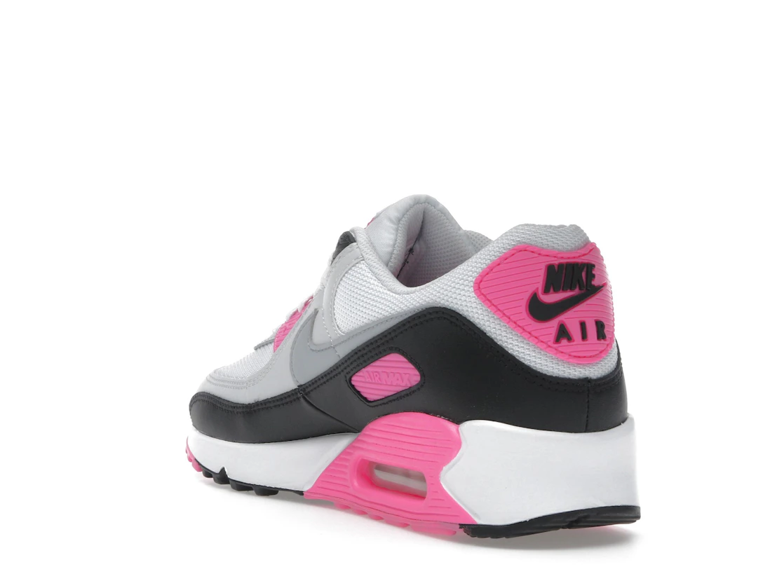 Nike Air Max 90 White Pink Glow Wolf Grey (Women's)