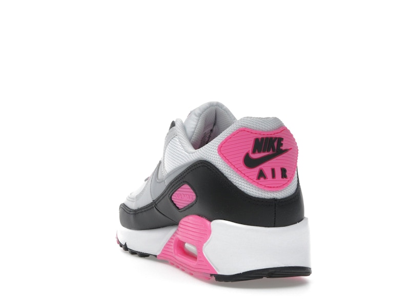 Nike Air Max 90 White Pink Glow Wolf Grey (Women's)