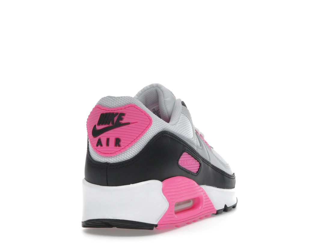 Nike Air Max 90 White Pink Glow Wolf Grey (Women's)