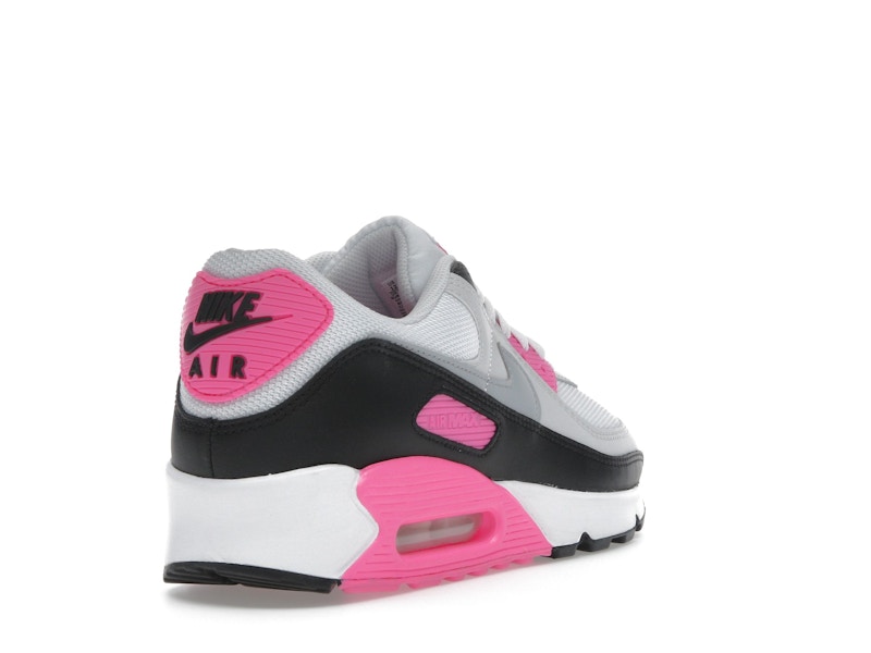 Nike Air Max 90 White Pink Glow Wolf Grey (Women's)