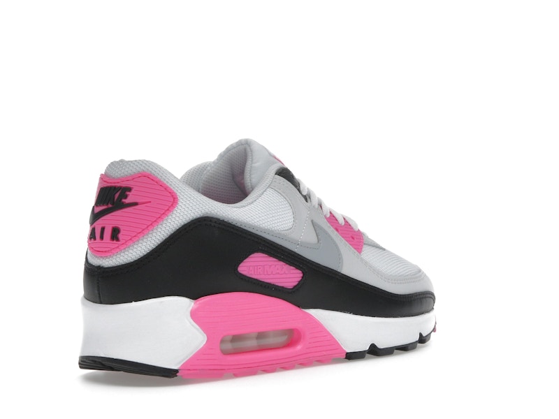 Nike Air Max 90 White Pink Glow Wolf Grey (Women's)