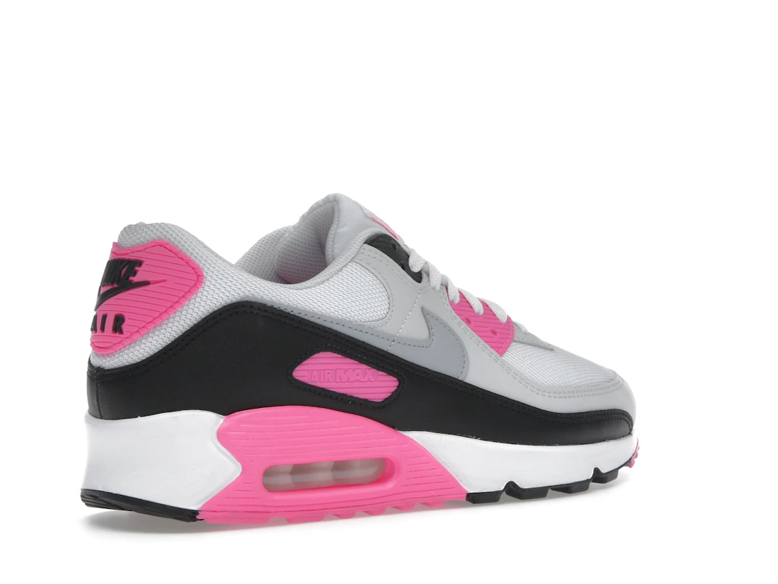 Nike Air Max 90 White Pink Glow Wolf Grey (Women's)