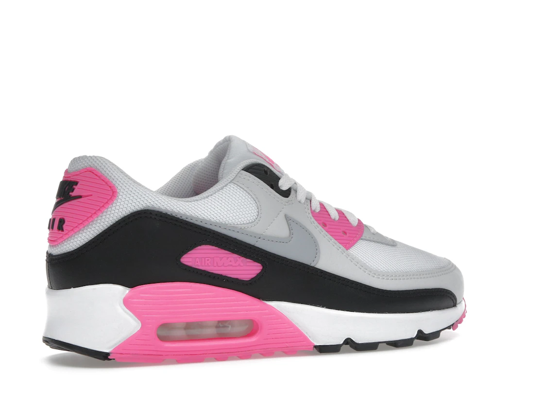 Nike Air Max 90 White Pink Glow Wolf Grey (Women's)