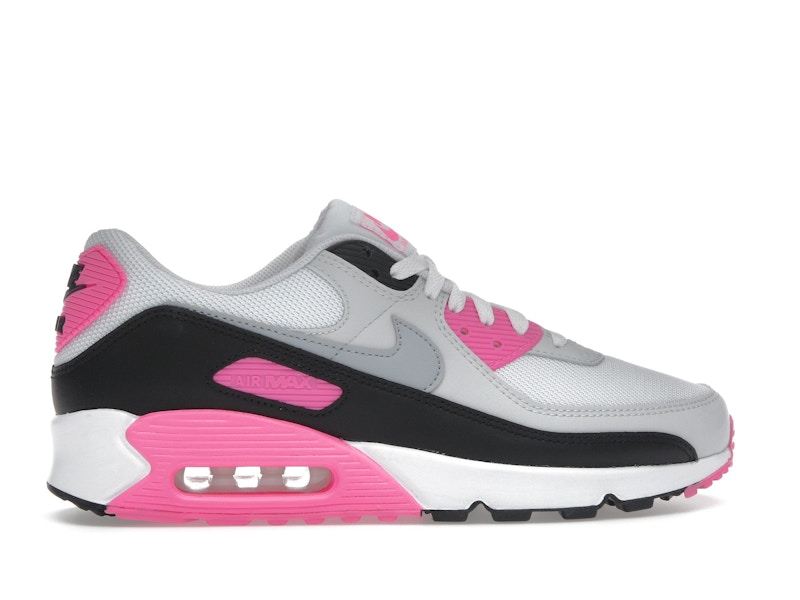 Nike Air Max 90 White Pink Glow Wolf Grey (Women's)