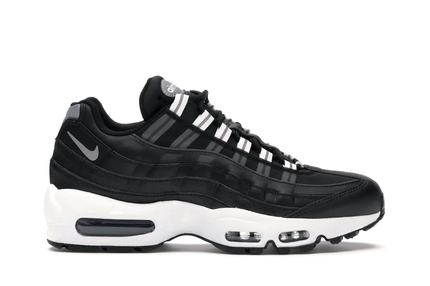 Nike Air Max 95 Black Reflect Silver (Women's) - 307960-020 - US