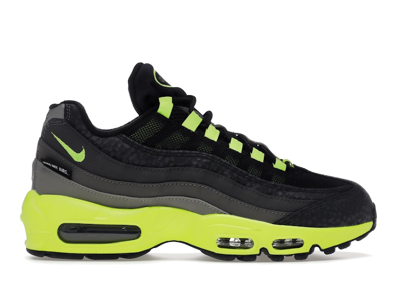 Air max 95 sales black lime green