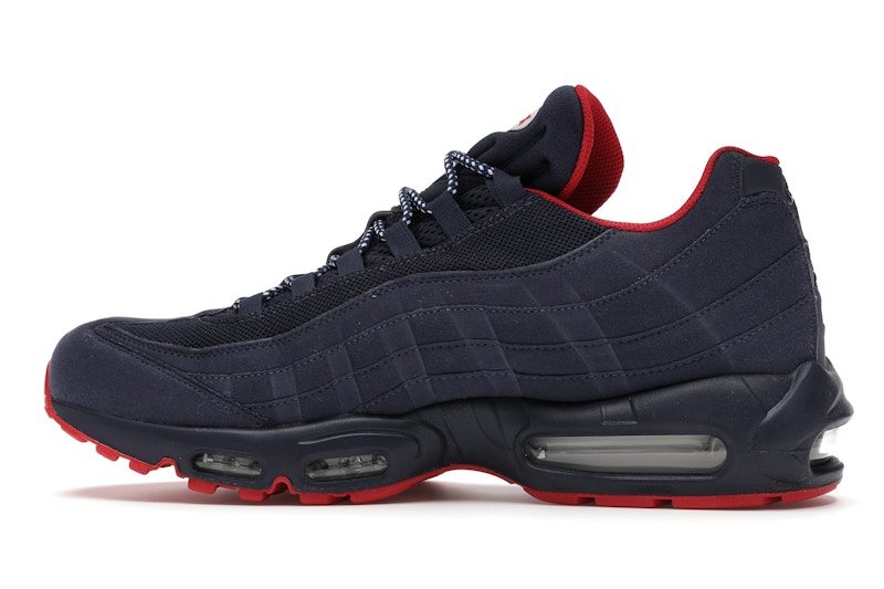 Nike air max 95 midnight navy university red Clearance