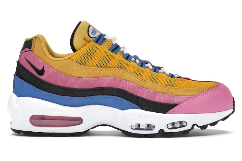 Air max 95 2025 blue yellow orange